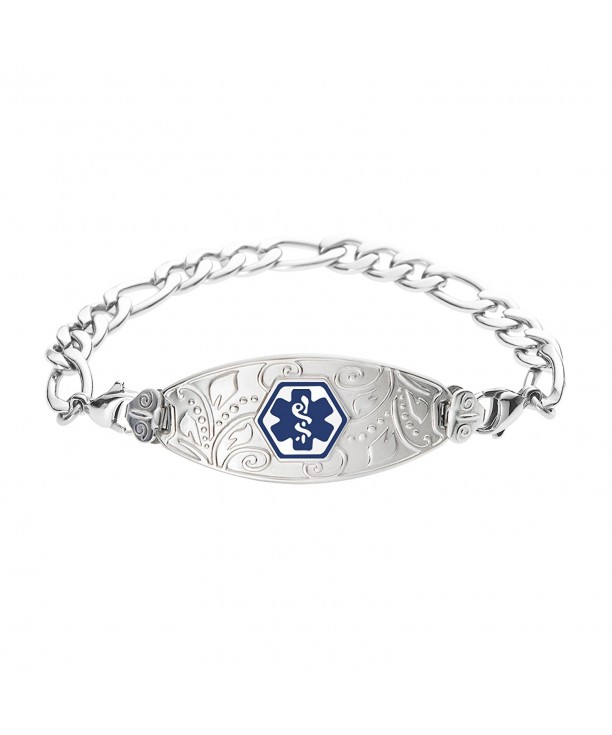 Divoti Engraved Filigree Bracelet Stainless