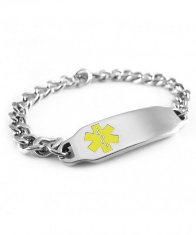 MyIDDr Pre Engraved Customizable Hypoglycemia Bracelet