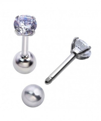 Zysta Zirconia Stainless Barbell Cartilage