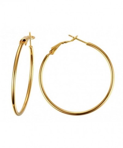 Stainless Circle Classic Earrings Diameter