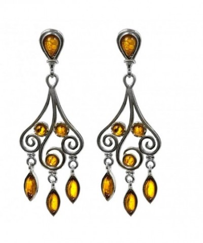 Sterling Silver Chandelier Classic Earrings