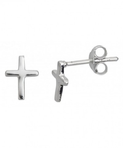 Sterling Silver Cross Earrings sterling silver