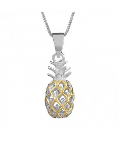 Sterling Silver Pineapple Necklace Extender