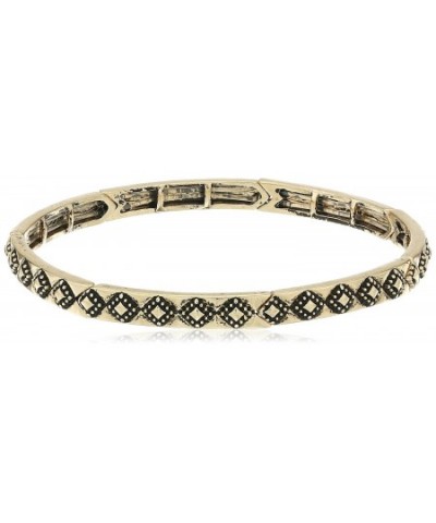 BCBGeneration Textured Diamond Stretch Bracelet