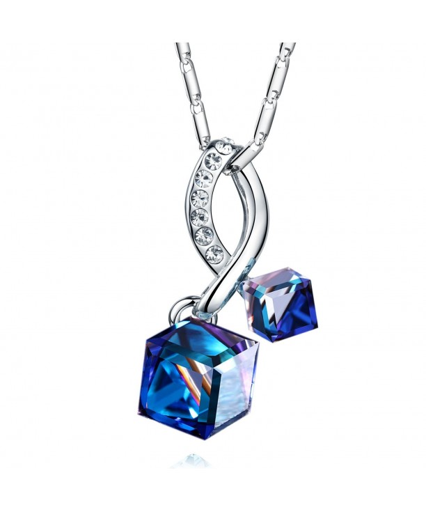 Olen Crystal Necklace Birthday Necklaces