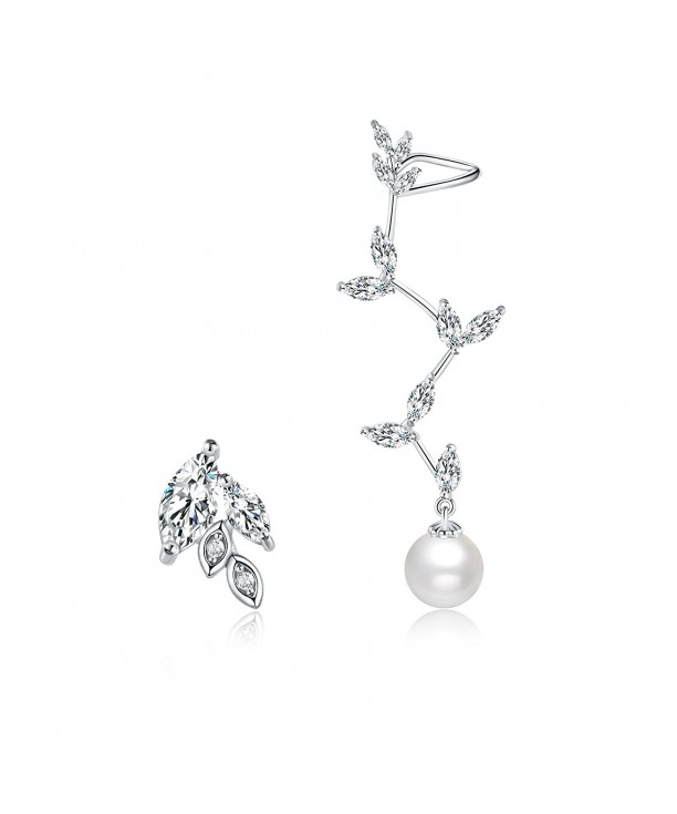 Mevecco Crawler Climber Earrings Pin Pearls2 SL