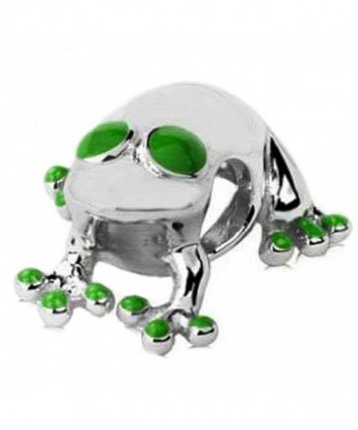 Sterling Silver Lucky Enamel Accent