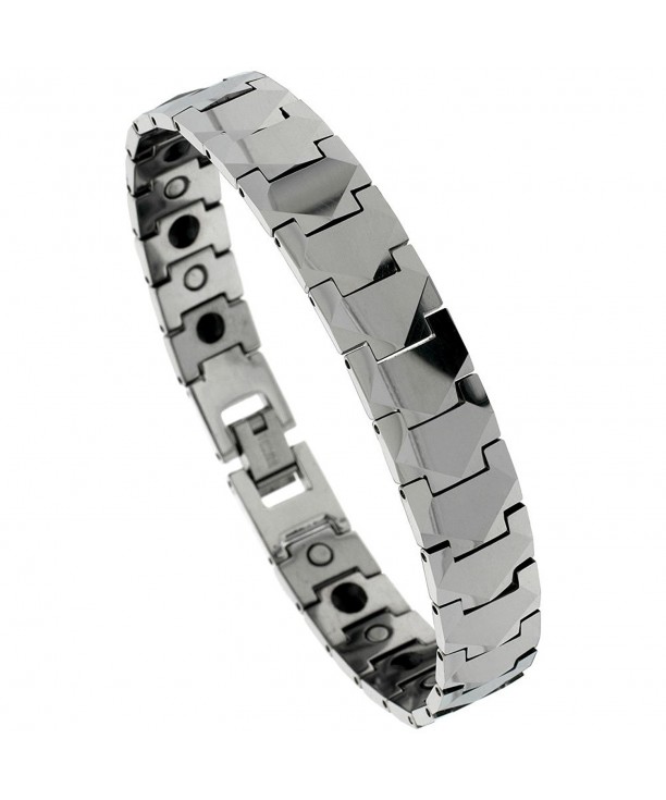 Tungsten Carbide Bracelet Magnetic Freeform