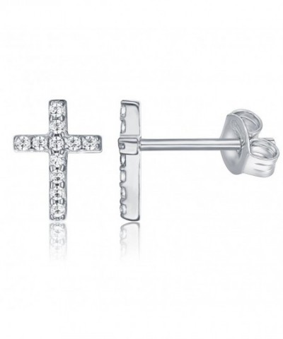 PAVOI Sterling Diamond Religious Earrings