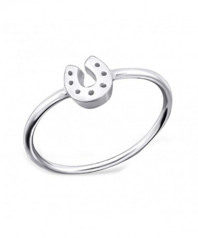 Silver Horseshoe Knuckle Sterling Zirconia