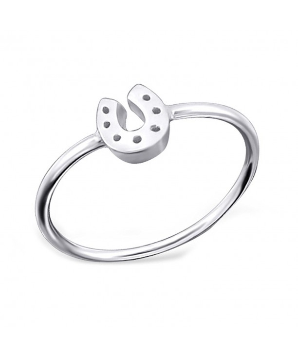 Silver Horseshoe Knuckle Sterling Zirconia