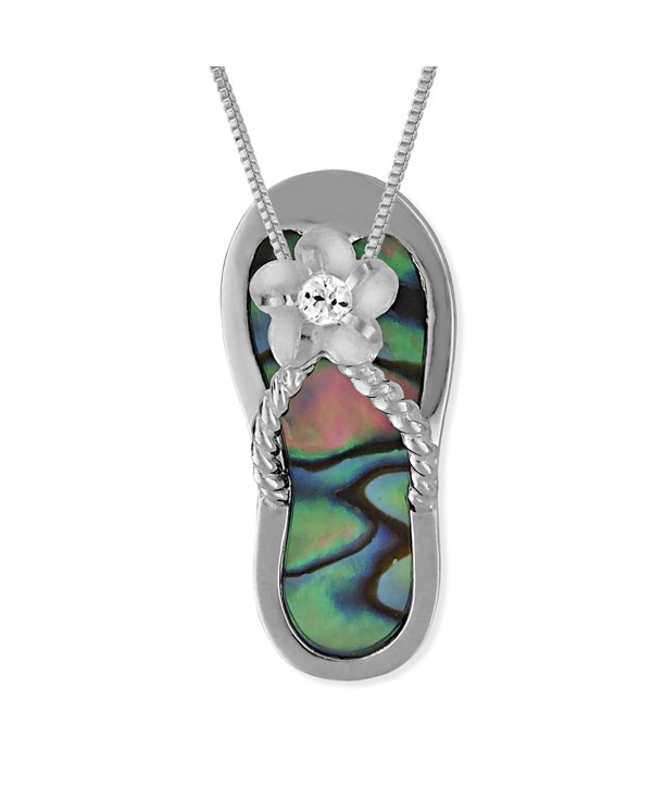 Sterling Silver Abalone Necklace Extender