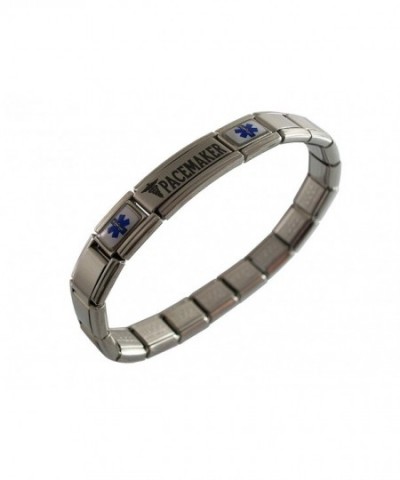 Pacemaker Medical Alert Italian Bracelet