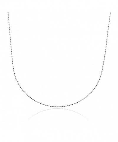 Sterling Silver Chain Necklace Plated