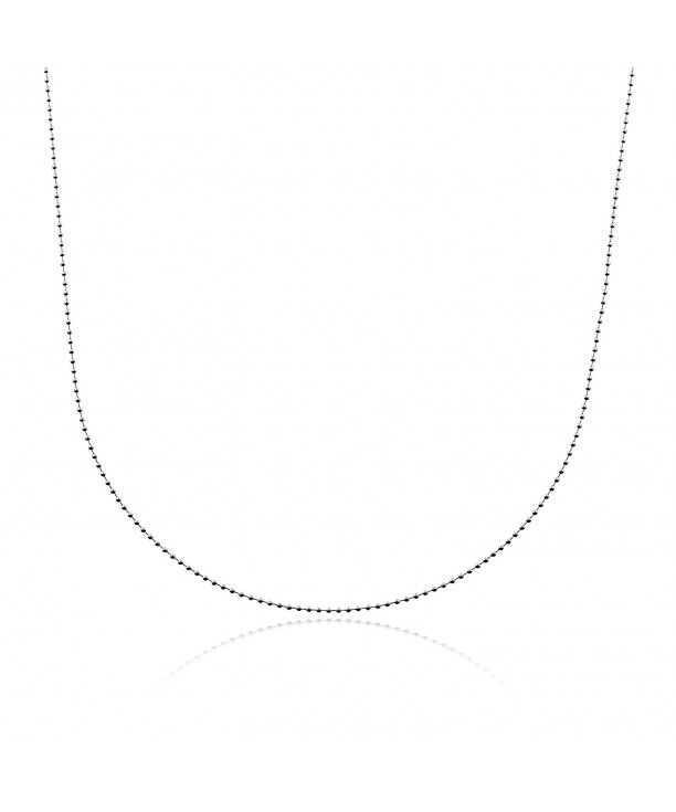 Sterling Silver Chain Necklace Plated