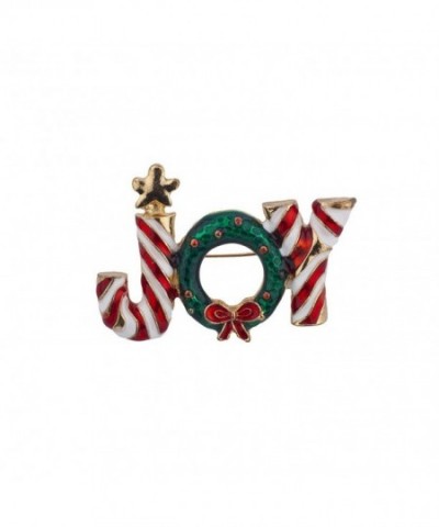 Lux Accessories Christmas Holiday Brooch