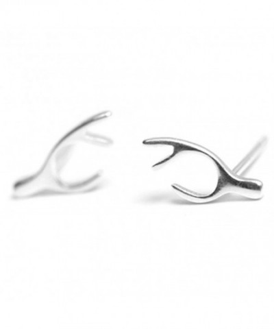 Helen Lete Antler Sterling Earrings