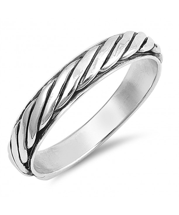 Eternity Twisted Thumb Sterling Silver