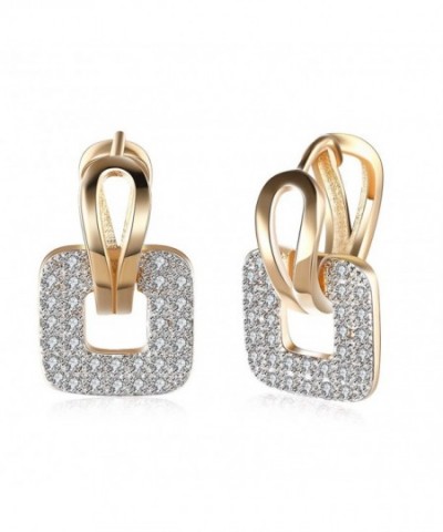 Lynlon Cubic Zirconia Earrings Champagne