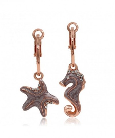 Kemstone Asymmetric Starfish Earrings Jewelry