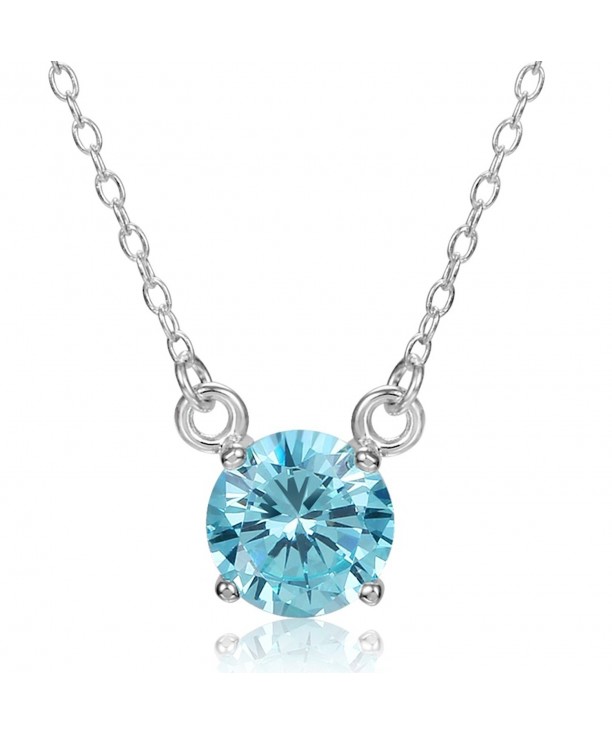 Bella Vida Sterling Simulated Birthstone Swarovski