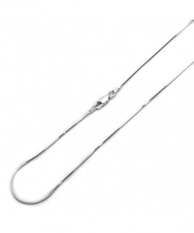 Sterling Silver Italian Sided Necklace
