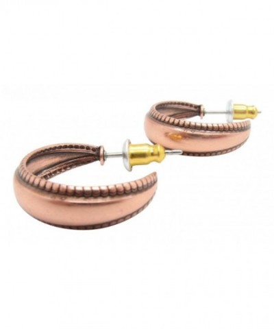 Copper Hoop Earrings CE1263C01 diameter