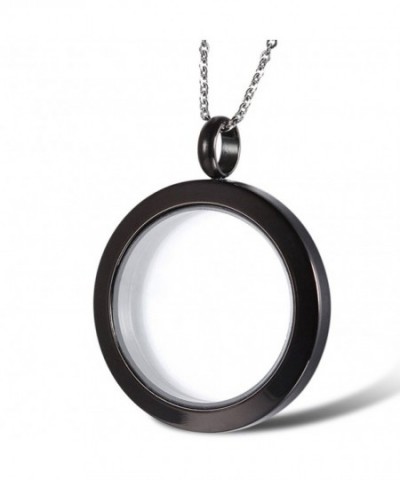 Oidea Stainless Floating Pendant Necklace