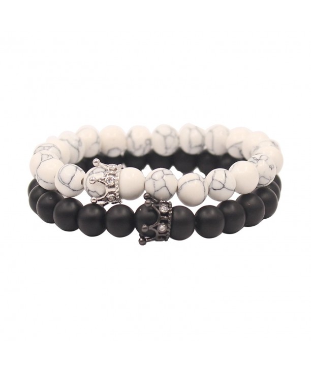 UEUC Distance Bracelets Howlite Bracelet