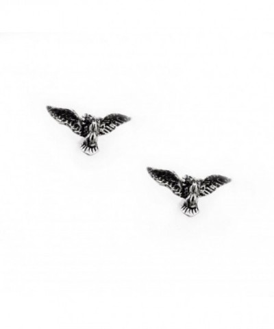 Sterling Silver American Eagle Earrings