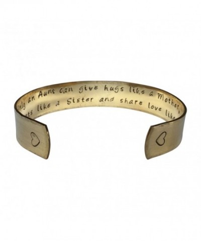 Mother Hand Stamped Brass Bracelet