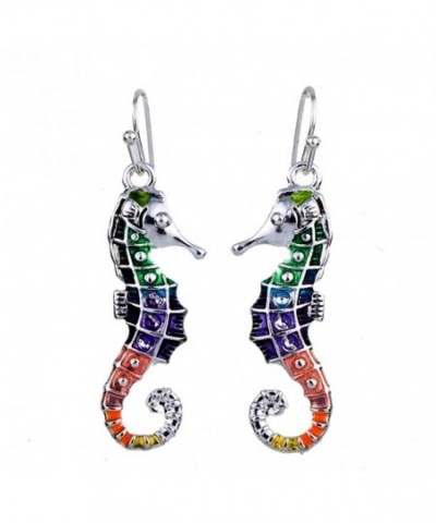 DianaL Boutique Colorful Enameled Silvertone