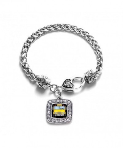 School Classic Silver Crystal Bracelet