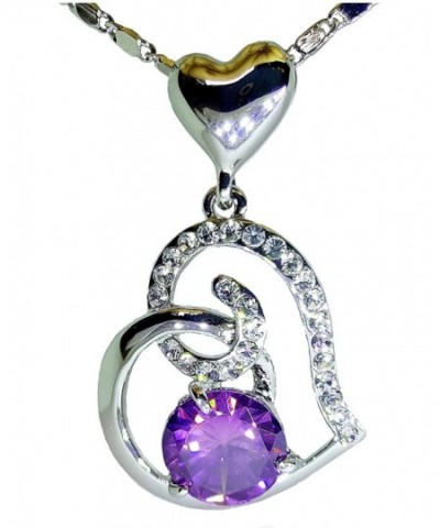 CLEARANCE Amethyst Necklace February Birthstone
