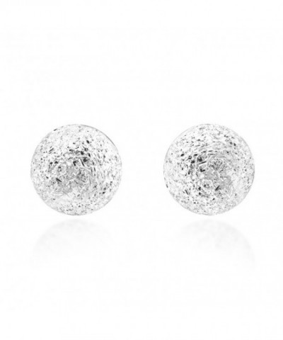 Stardust Ball Sterling Silver Earrings