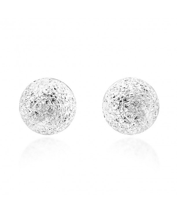 Stardust Ball Sterling Silver Earrings