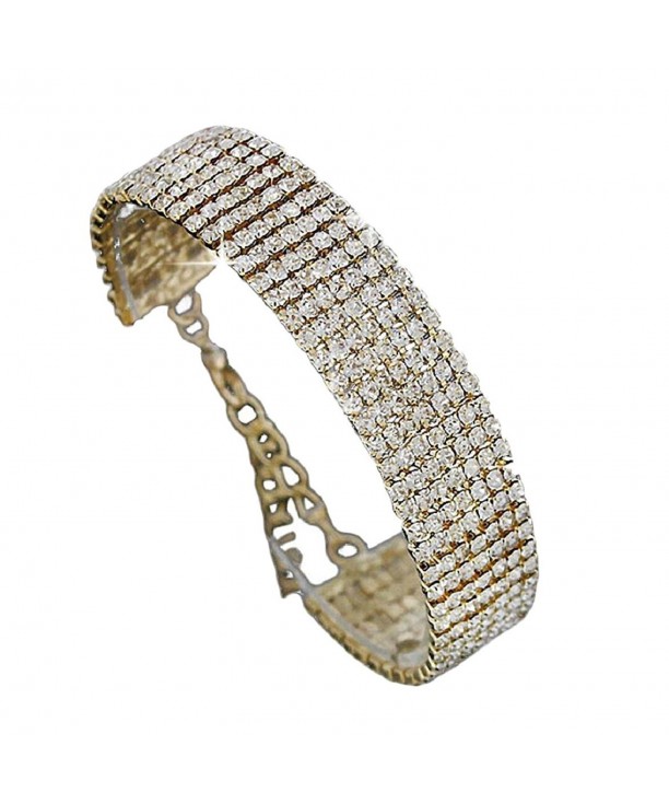 SusenstoneCrystal Rhinestone Bracelet Wedding Wristband