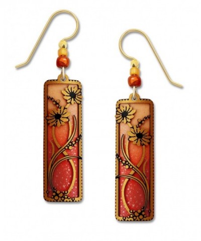 Adajio Tangerine Filigree Earrings 7708