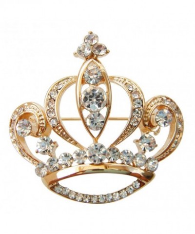 Navachi Plated Crystal Az7655b Brooch