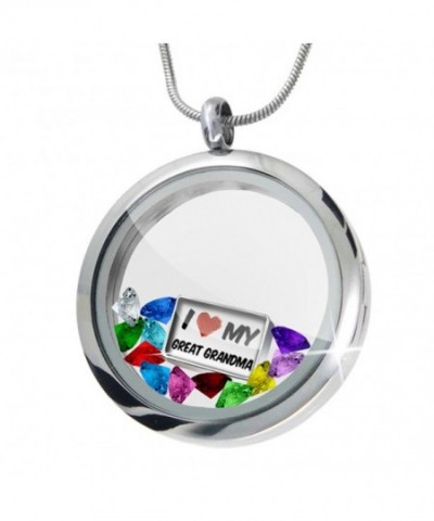 Floating Locket Grandma Crystals Neonblond