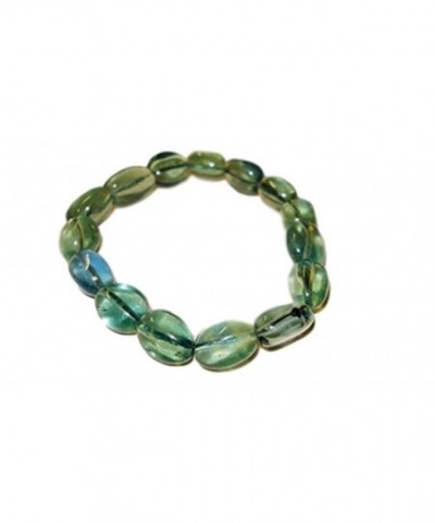 Fluorite Quality Tumbled Gemstone Bracelets