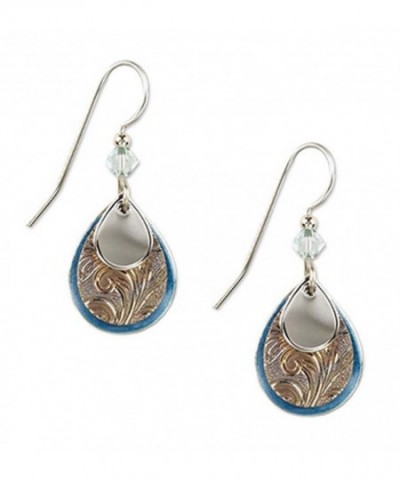 Silver Forest Silvertone Teardrop Earrings