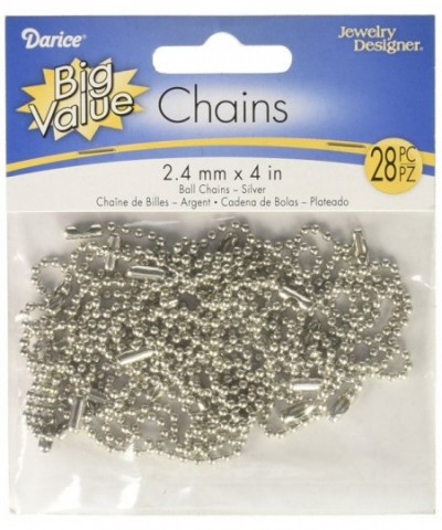 Darice Nickel Plated Chain 4 Inch