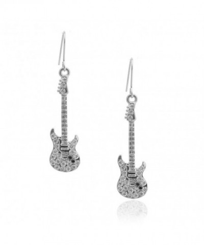 Spinningdaisy Crystal Electric Hanging Earrings