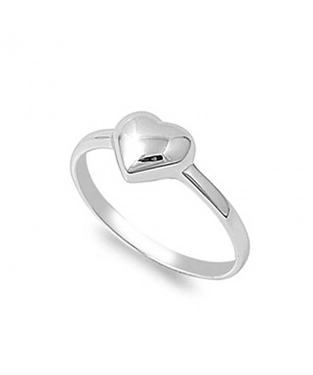 Sterling Silver Womens Plain Promise