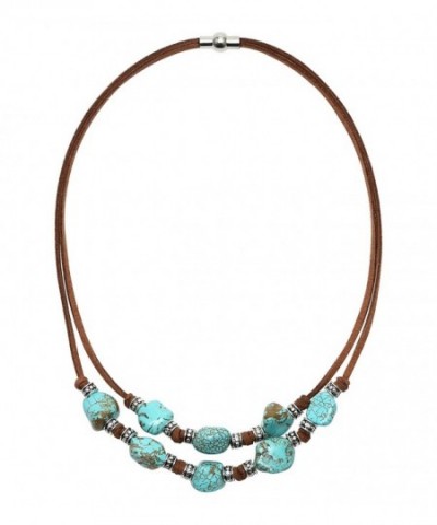 Yunhan Strands Turquoise Necklace Genuine