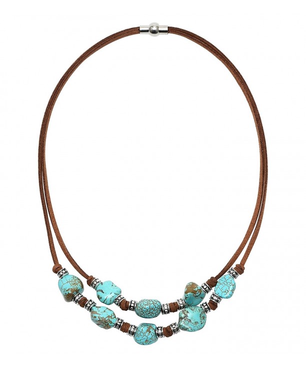 Yunhan Strands Turquoise Necklace Genuine