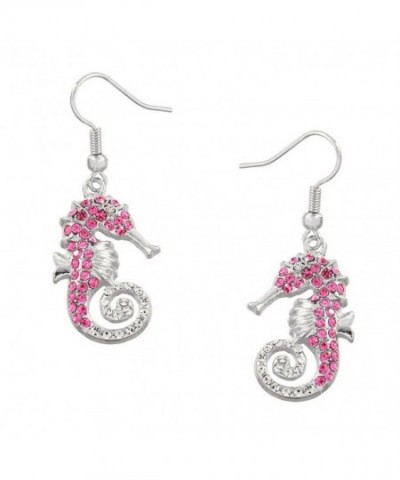 Liavys Seahorse Fashionable Earrings Sparkling