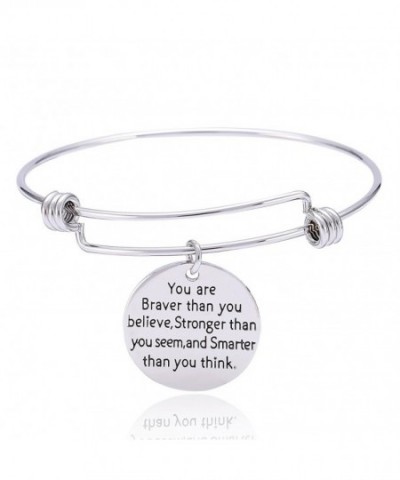 Stronger Smarter Inspirational Bracelet Expandable