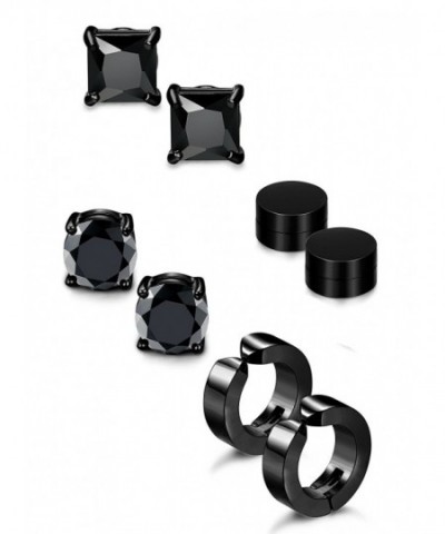 Jstyle Stainless Earrings Magnetic Non piercing